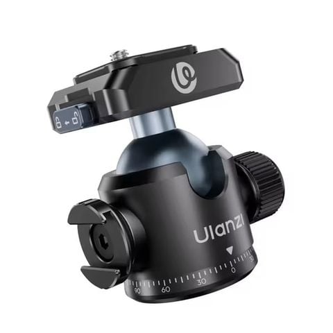 Ulanzi T100 – Đầu Bi Hợp Kim Xoay 360° Cho Chân Máy Ảnh DSLR, Đế Nhanh Uka, Tripod Máy Ảnh & Action Camera