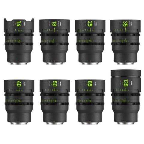 Ống Kính NISI ATHENA Prime T2.4/1.9 Full-Frame 8-Lens MASTER Kit (FULL VAT)