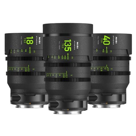Ống Kính NiSi ATHENA PRIME T2.2/1.9 Full Frame 3-Lens Add-On Kit (FULL VAT)
