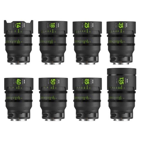 Ống Kính NISI ATHENA Prime T2.4/1.9 Full-Frame 8-Lens MASTER Kit (FULL VAT)