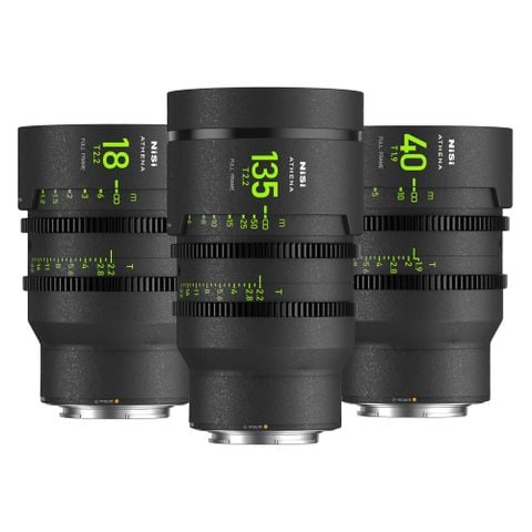Ống Kính NiSi ATHENA PRIME T2.2/1.9 Full Frame 3-Lens Add-On Kit (FULL VAT)