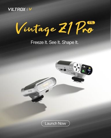 Đèn Flash Viltrox Vintage Z1 Pro Auto TTL, HSS 1/8000s Cho Máy Ảnh Sony, Fujifilm, Nikon, Canon Chính Hãng | Kingcom