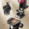 Ulanzi MA51 – Ulanzi MA51 – Giá Đỡ Điện Thoại Kim Loại Gắn Tripod, Cold Shoe, Arca UKA, Xoay 360° Nghiêng 180°