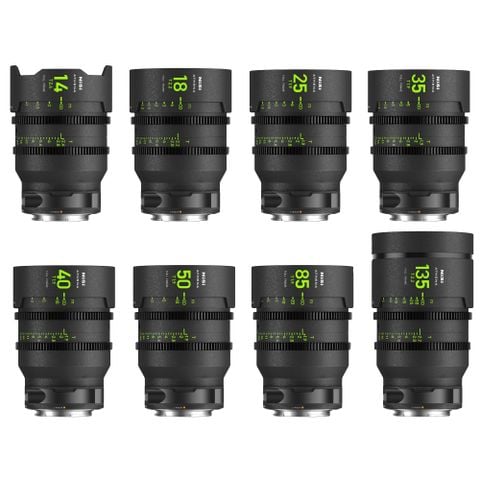 Ống Kính NISI ATHENA Prime T2.4/1.9 Full-Frame 8-Lens MASTER Kit (FULL VAT)