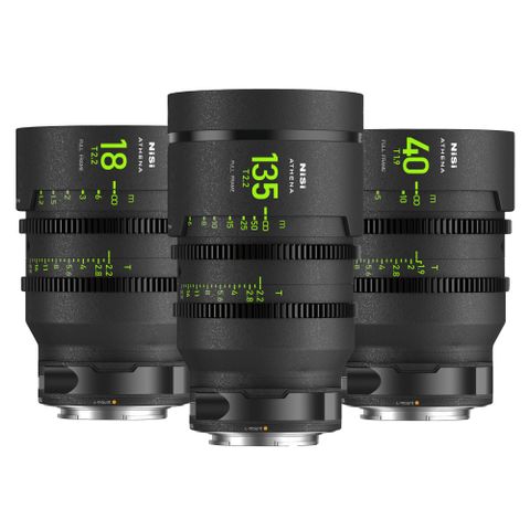 Ống Kính NiSi ATHENA PRIME T2.2/1.9 Full Frame 3-Lens Add-On Kit (FULL VAT)