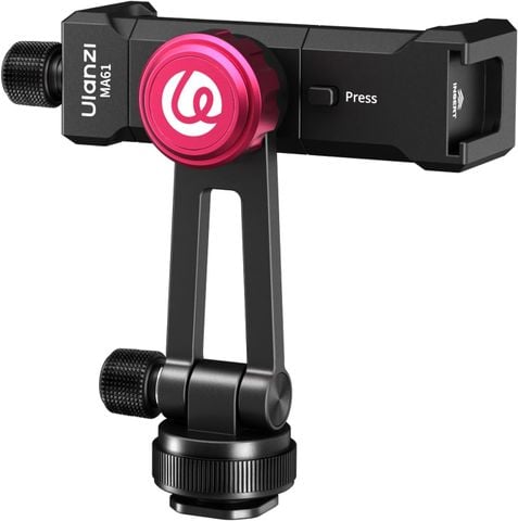 Ulanzi MA61 – Giá Đỡ Điện Thoại Kim Loại Gắn Tripod, Cold Shoe, Xoay 360°