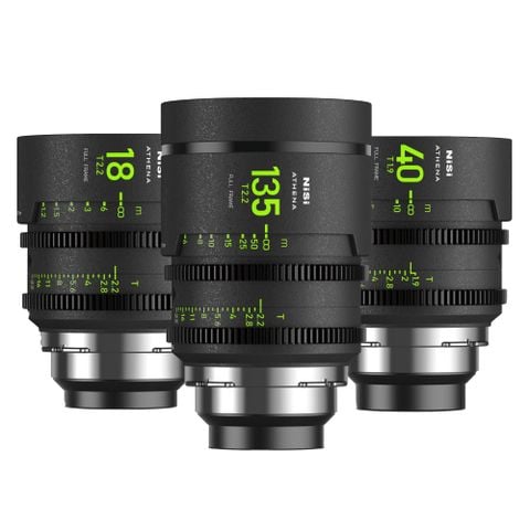Ống Kính NiSi ATHENA PRIME T2.2/1.9 Full Frame 3-Lens Add-On Kit (FULL VAT)