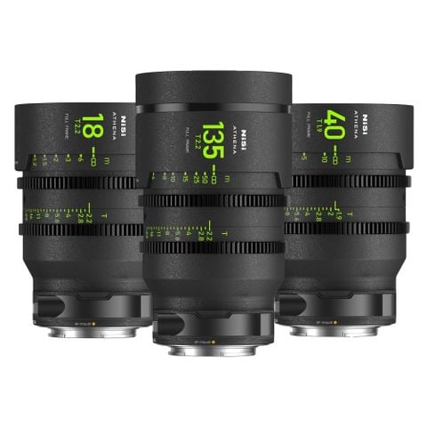 Ống Kính NiSi ATHENA PRIME T2.2/1.9 Full Frame 3-Lens Add-On Kit (FULL VAT)