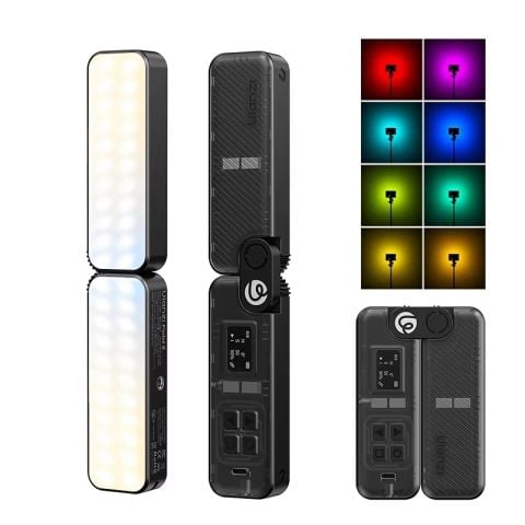 ULANZI FOLD8/FOLD15 Đèn LED Cầm Tay Gấp Gọn RGB Đa Năng 2 Trong 1 Chính Hãng | Kingcom