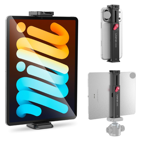 Ngàm Kẹp Máy Tính Bảng, iPad Ulanzi CA15 Chất Liệu Hợp Kim Nhôm Chính Hãng | Kingcom