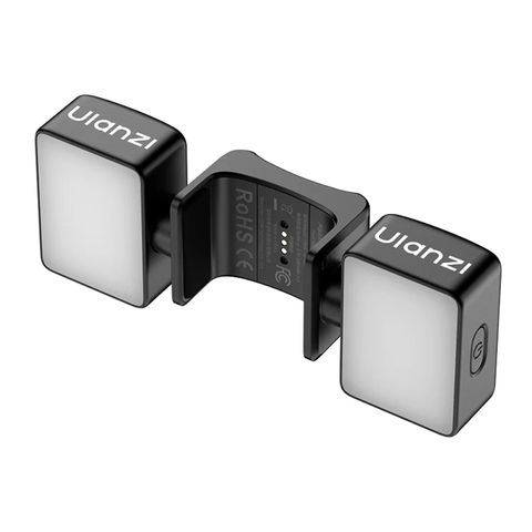 ULANZI LM06 Bộ Đôi Đèn LED Trợ Sáng Cho DJI Osmo Pocket 4P/4/3, Tháo Lắp Nhanh, 3 Mức Sáng, Pin 500mAh Chính Hãng | Kingcom