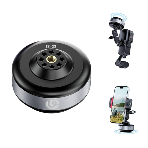 Base Hít Điện Tử Ulanzi SK-23 Cho Action Cam, GoPro, Máy Ảnh Chính Hãng | Kingcom