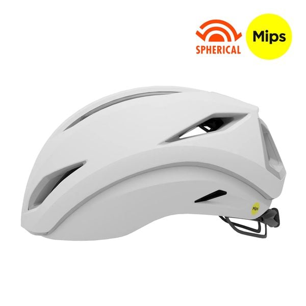 Mũ bảo hiểm xe đạp đường trường | Eclipse Pro_Matte White