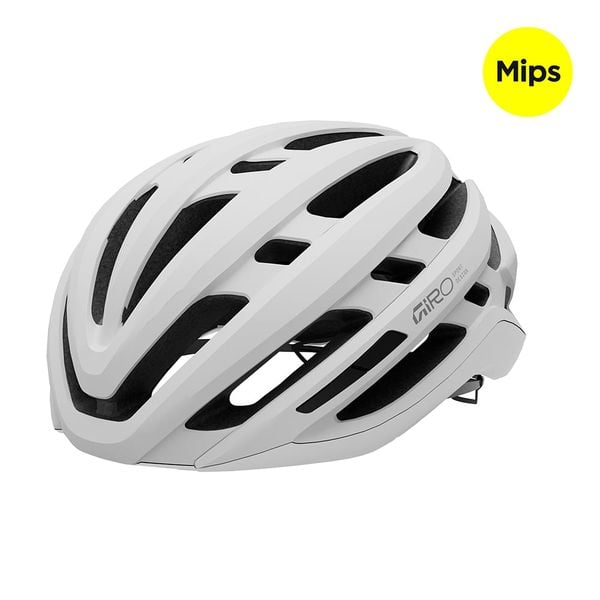 Mũ Bảo Hiểm Xe Đạp Đường Trường | Agilis Mips_Matte White