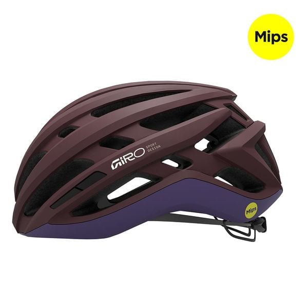 Mũ Bảo Hiểm Xe Đạp Đường Trường | Agilis Mips_Matte Dark Maroon