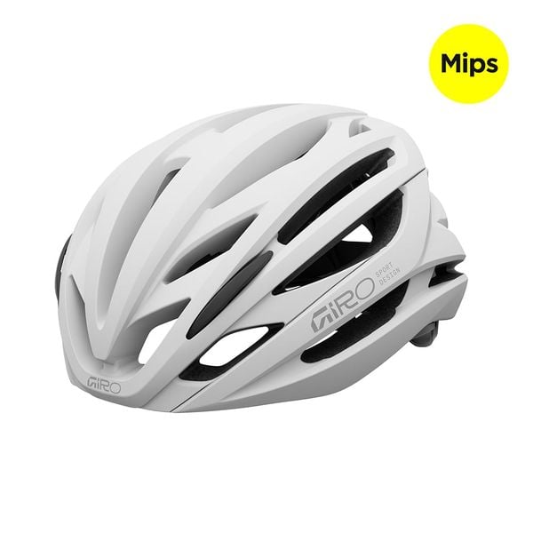 Mũ Bảo Hiểm Xe Đạp Đường Trường | Syntax MIPS_Matte White