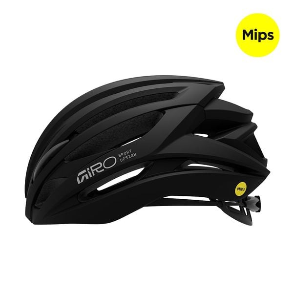 Mũ Bảo Hiểm Xe Đạp Đường Trường | Syntax MIPS_Matte Black