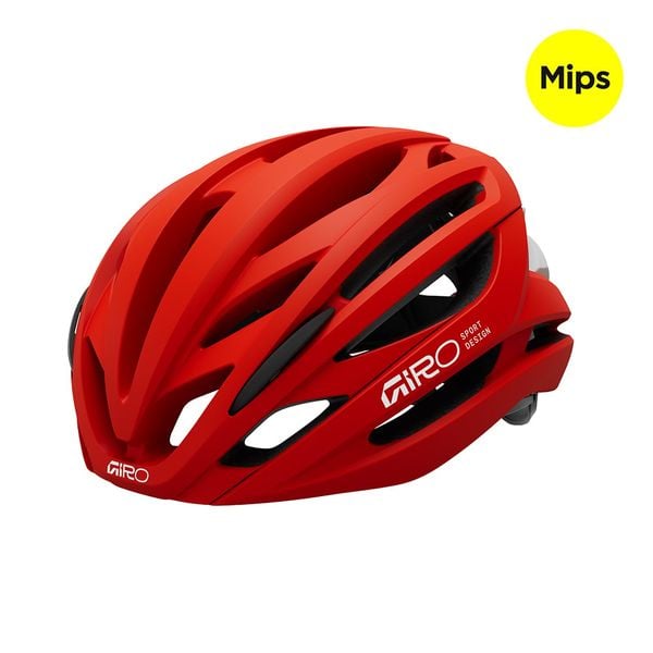 Mũ Bảo Hiểm Xe Đạp Đường Trường | Syntax MIPS_Matte Flame Red