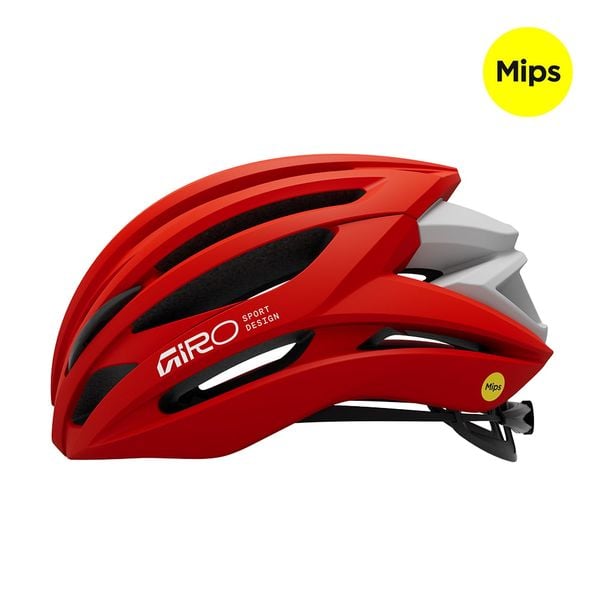 Mũ Bảo Hiểm Xe Đạp Đường Trường | Syntax MIPS_Matte Flame Red