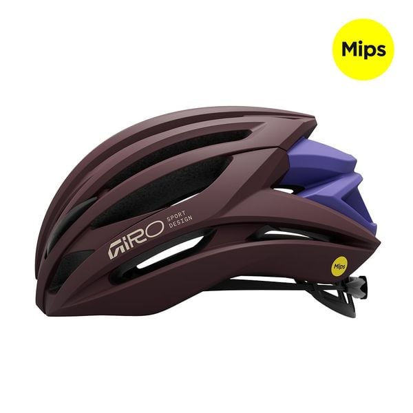 Mũ Bảo Hiểm Xe Đạp Đường Trường | Syntax MIPS_Matte Dark Maroon