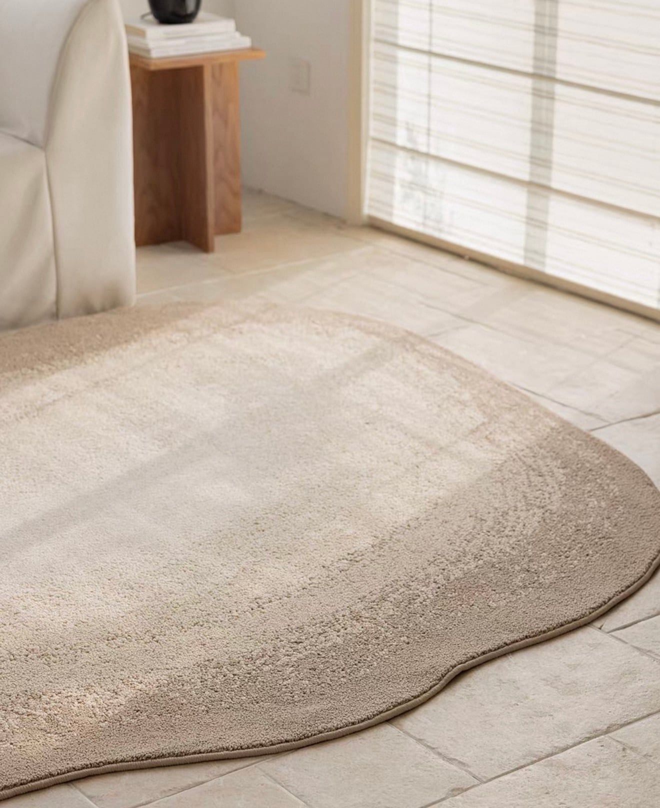  Beige Etheral stone rug 
