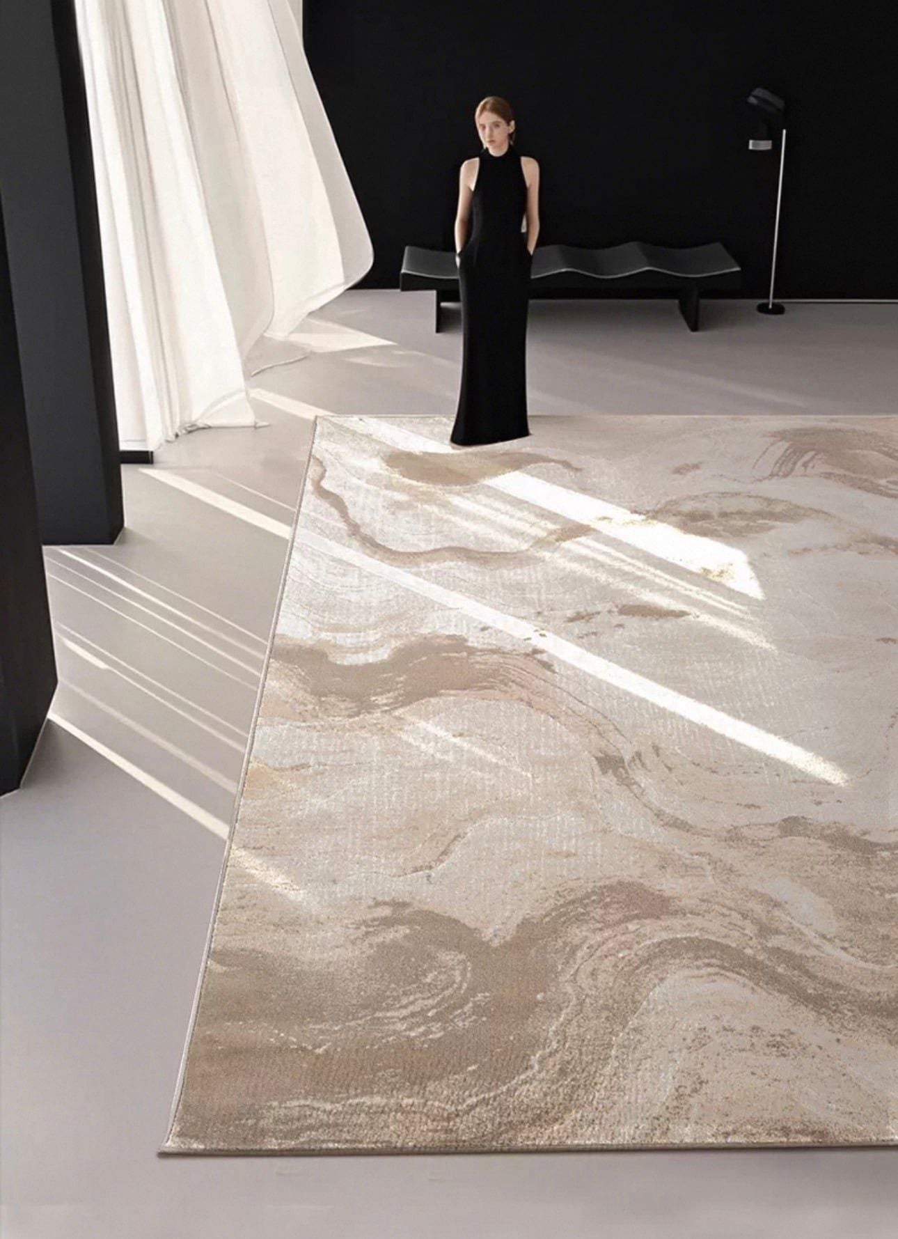  Brown Pergamon Rug 2.3x3.4m 