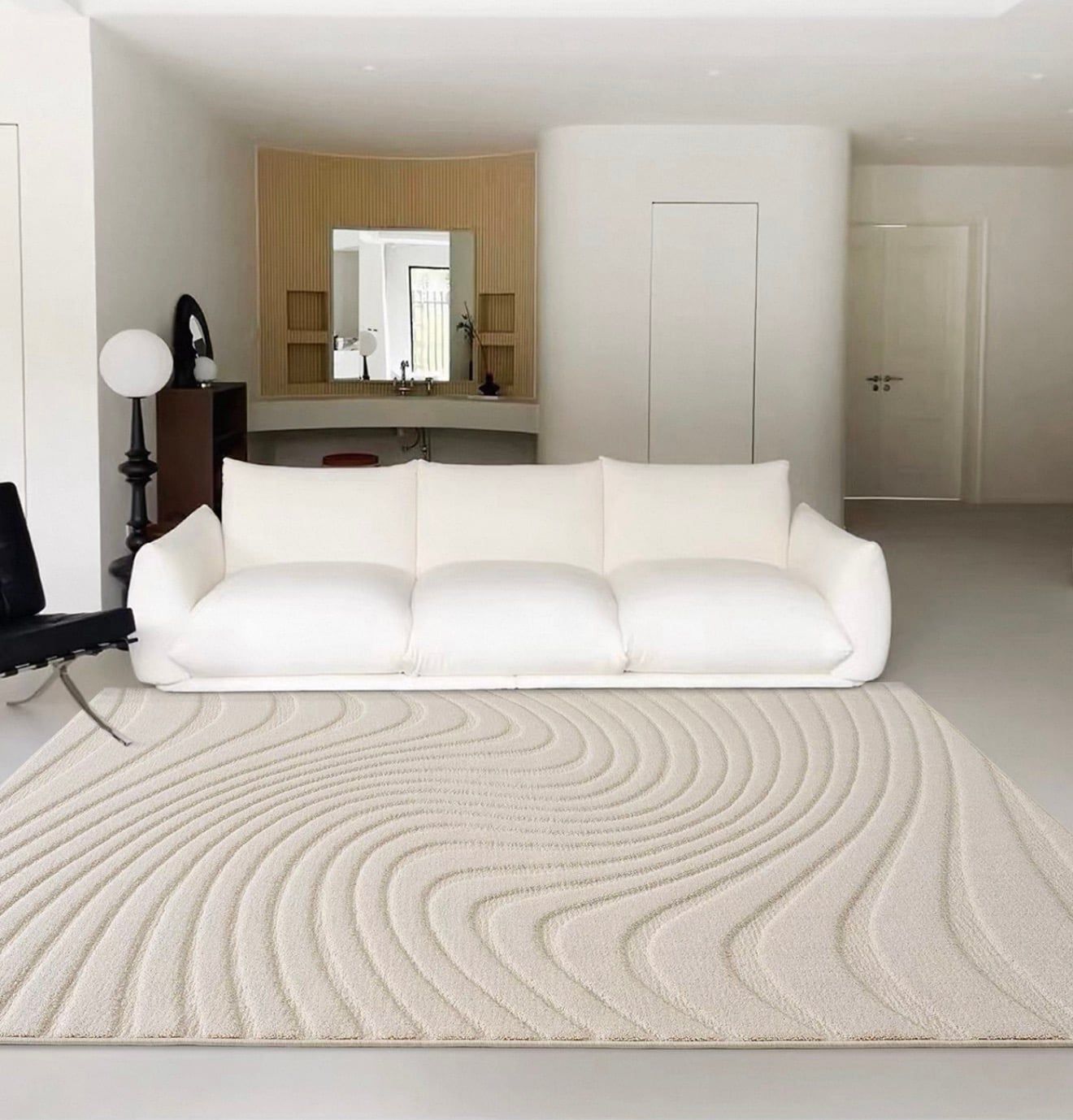  Beige Flow rug 