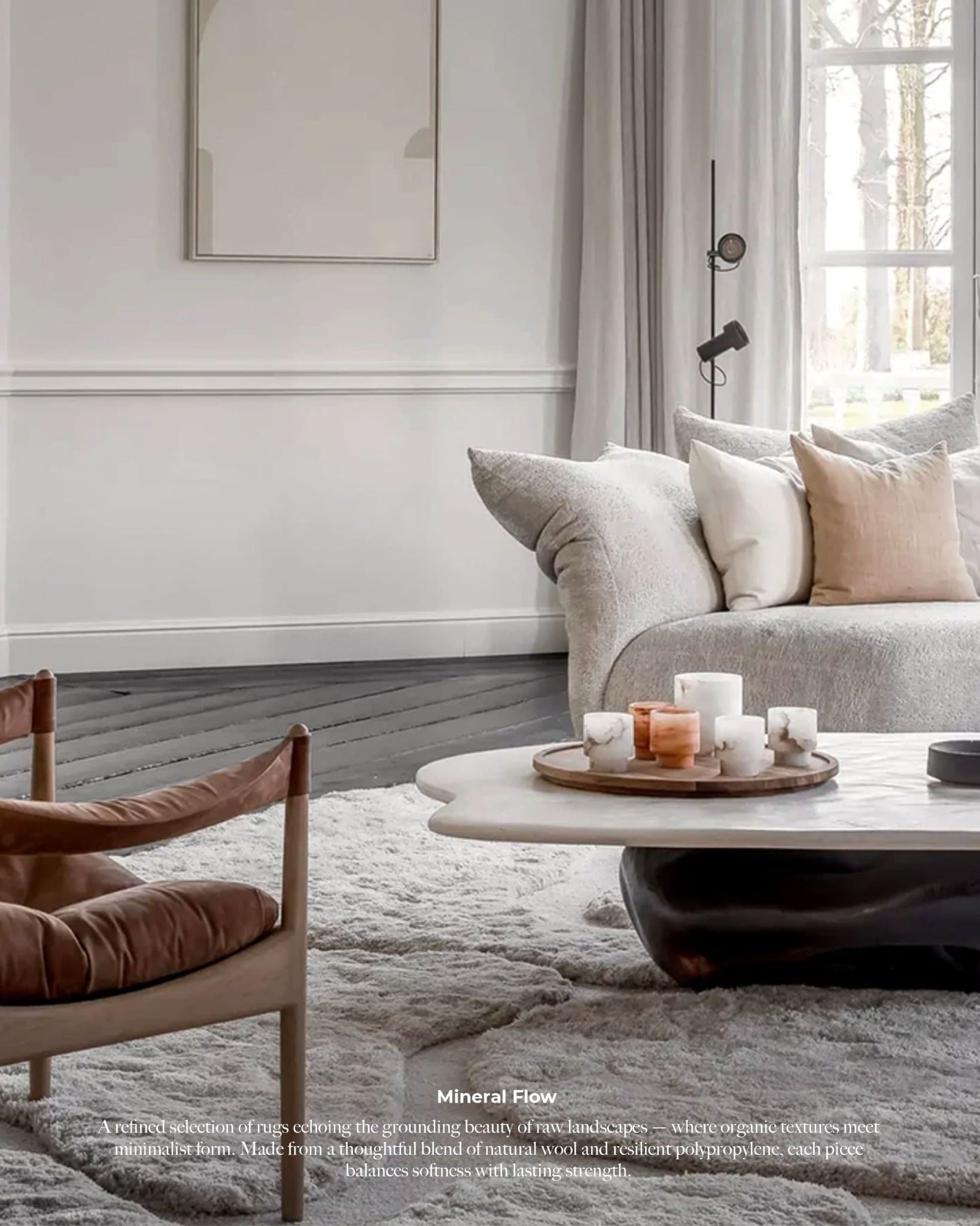  Beige Etheral Cloud Rug 