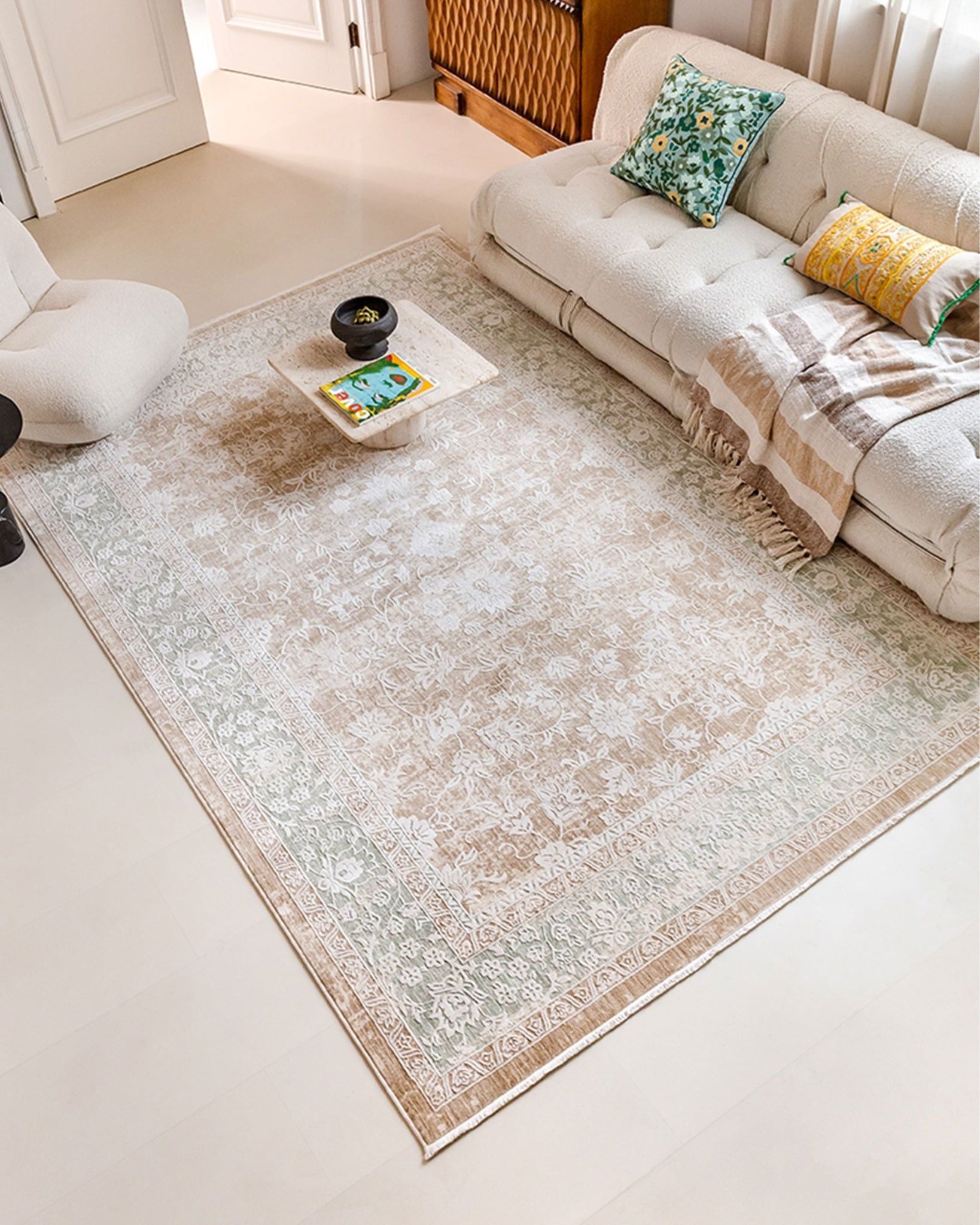  Classic Festival Rug - Peach Season - Made in Turkey 