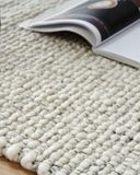  Ivory Field Wool Rug - Indian Imported Rug 