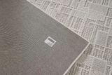  The Raw Light Grey Canvas Rug 