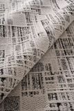  The Raw Dark Grey Canvas Rug 