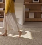  New Neutral Beige Wool Rug 
