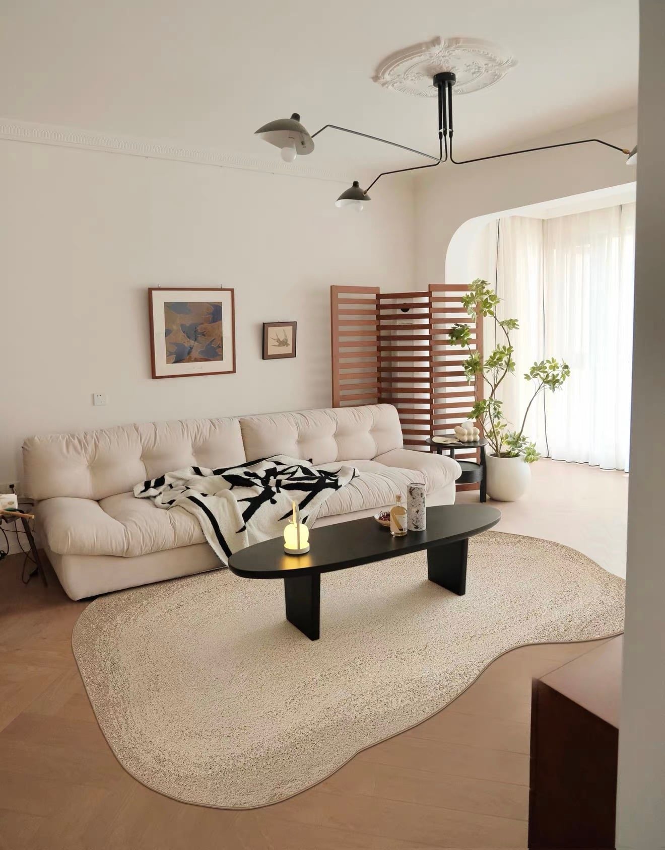  Beige Etheral stone rug 