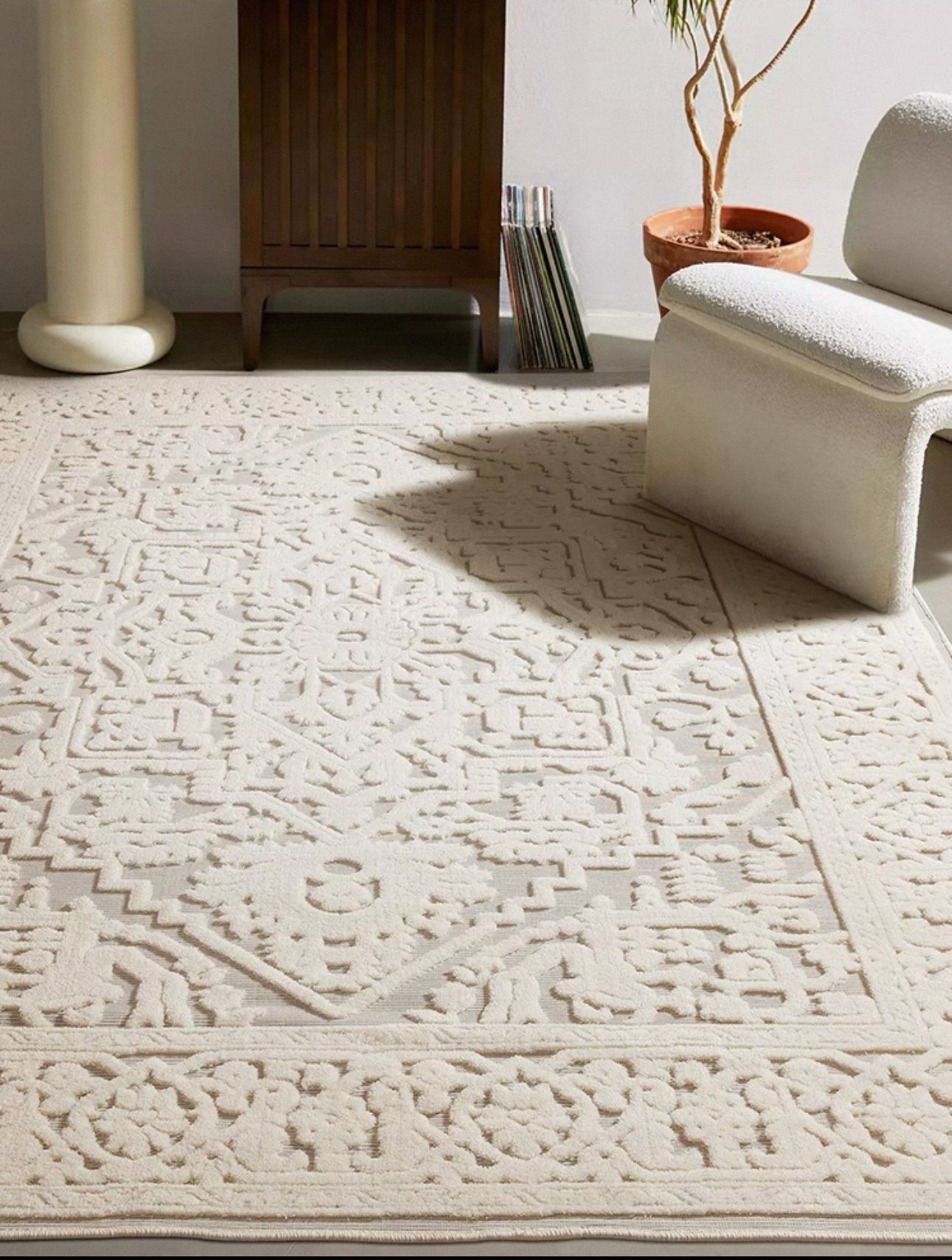 Classic Festival Rug - White Renaissance 