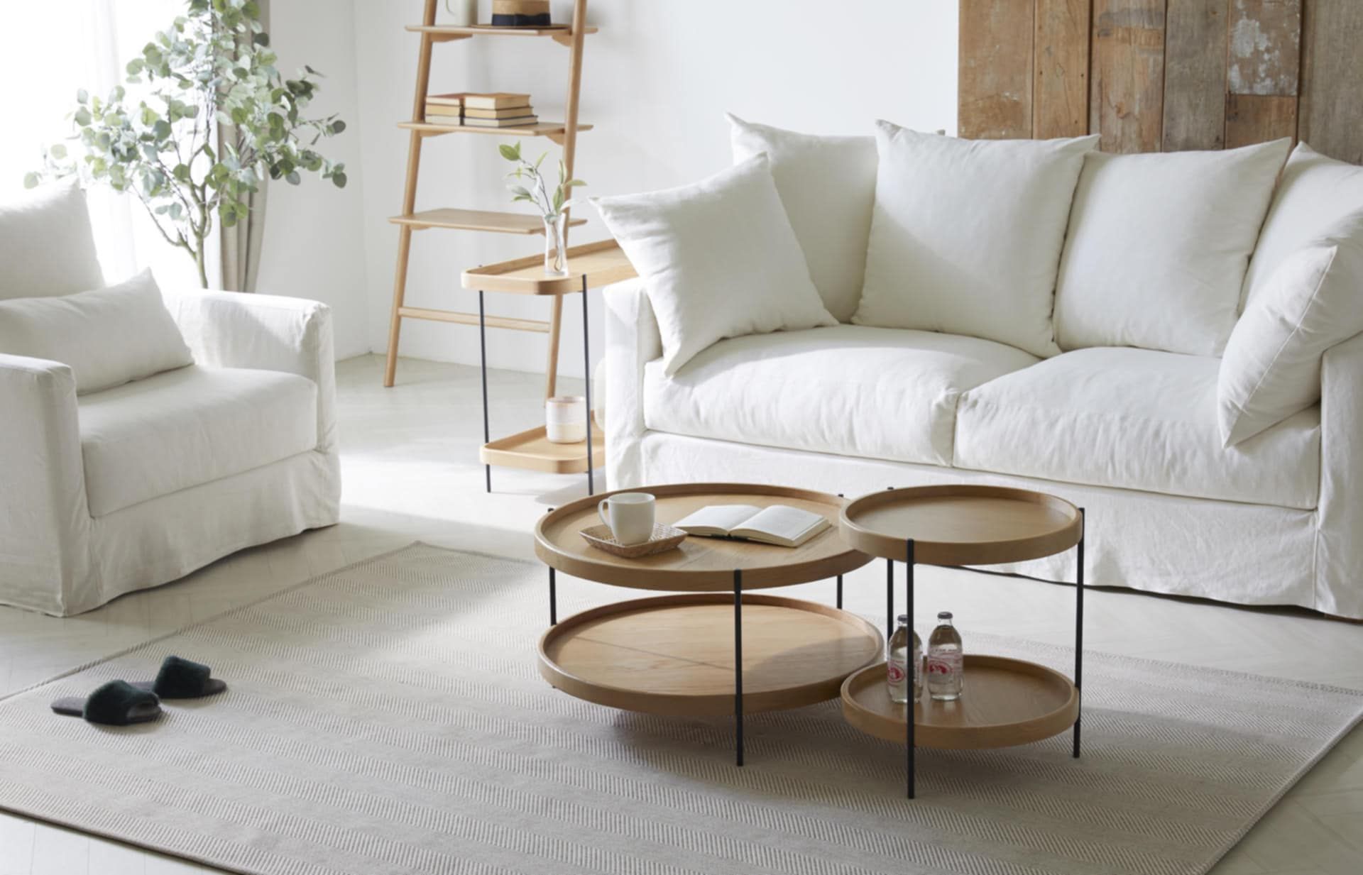  Spring Zen garden coffee table set of 2 