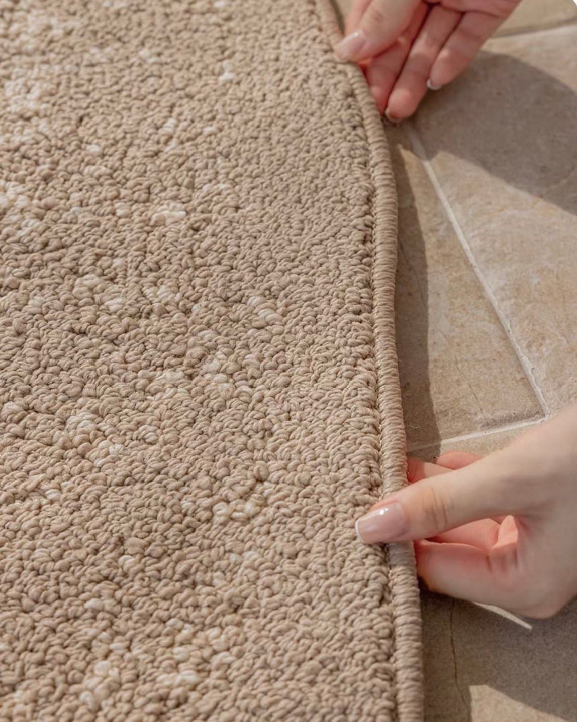  Beige Etheral stone rug 
