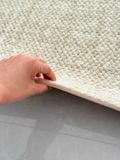  New Neutral Beige Wool Rug 