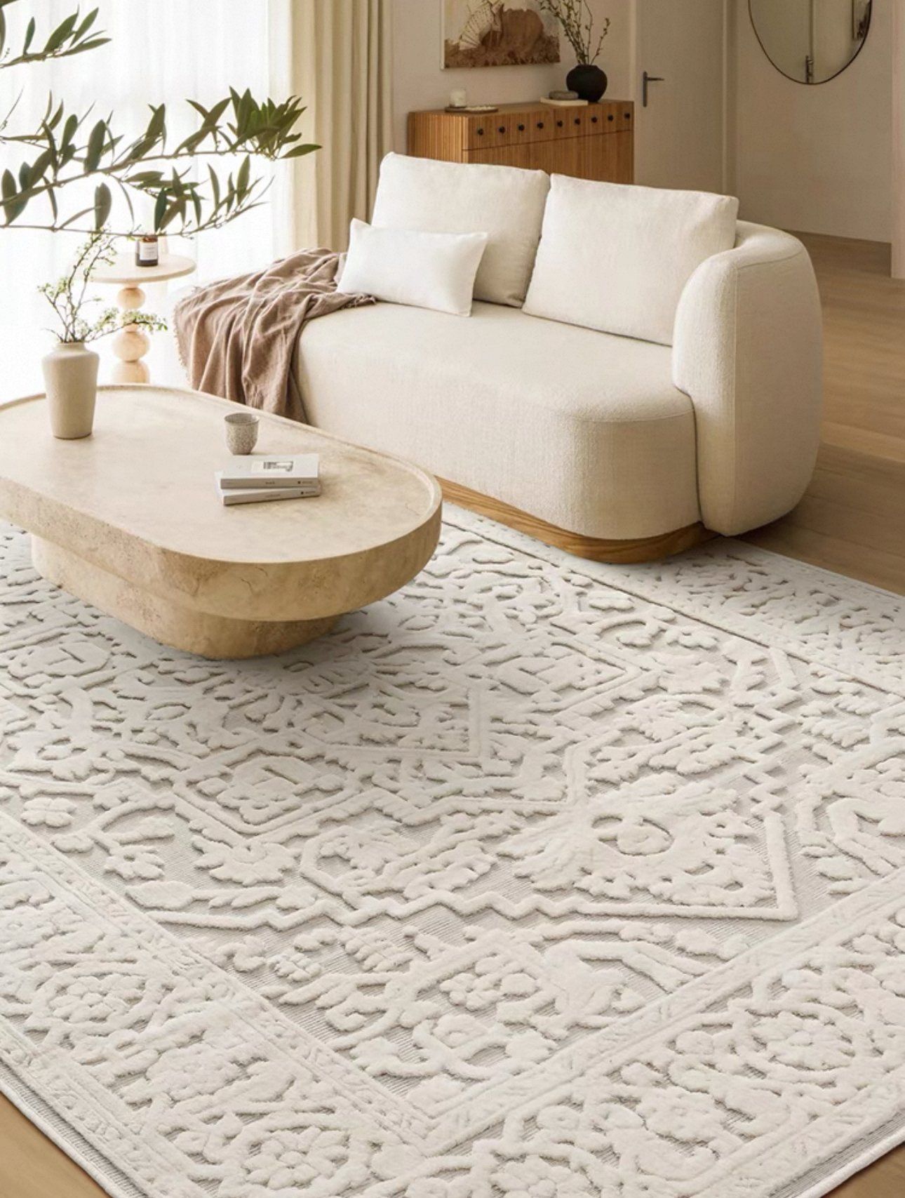  Classic Festival Rug - White Renaissance 