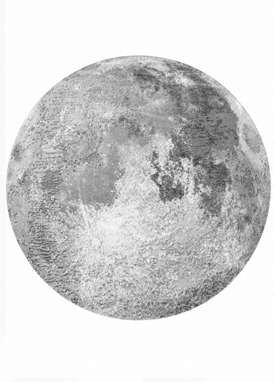  Grey Liquid Round Rug Collection 