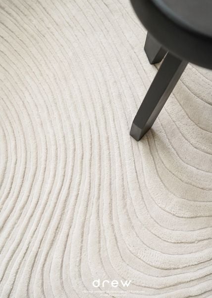  New Round Suji Acrylic hand-woven rug 