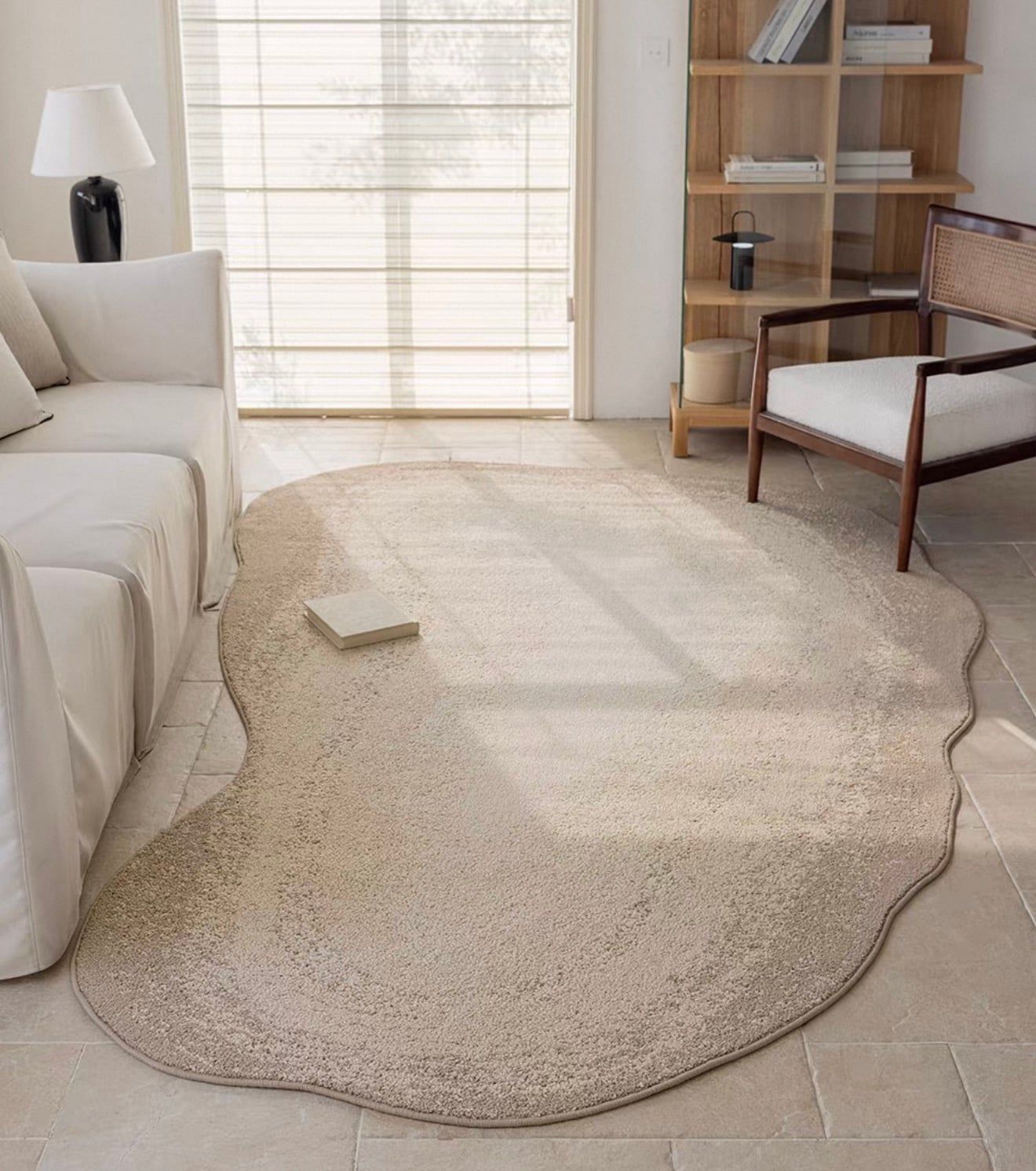  Beige Etheral stone rug 