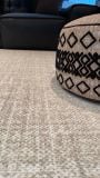  New Neutral Beige Wool Rug 