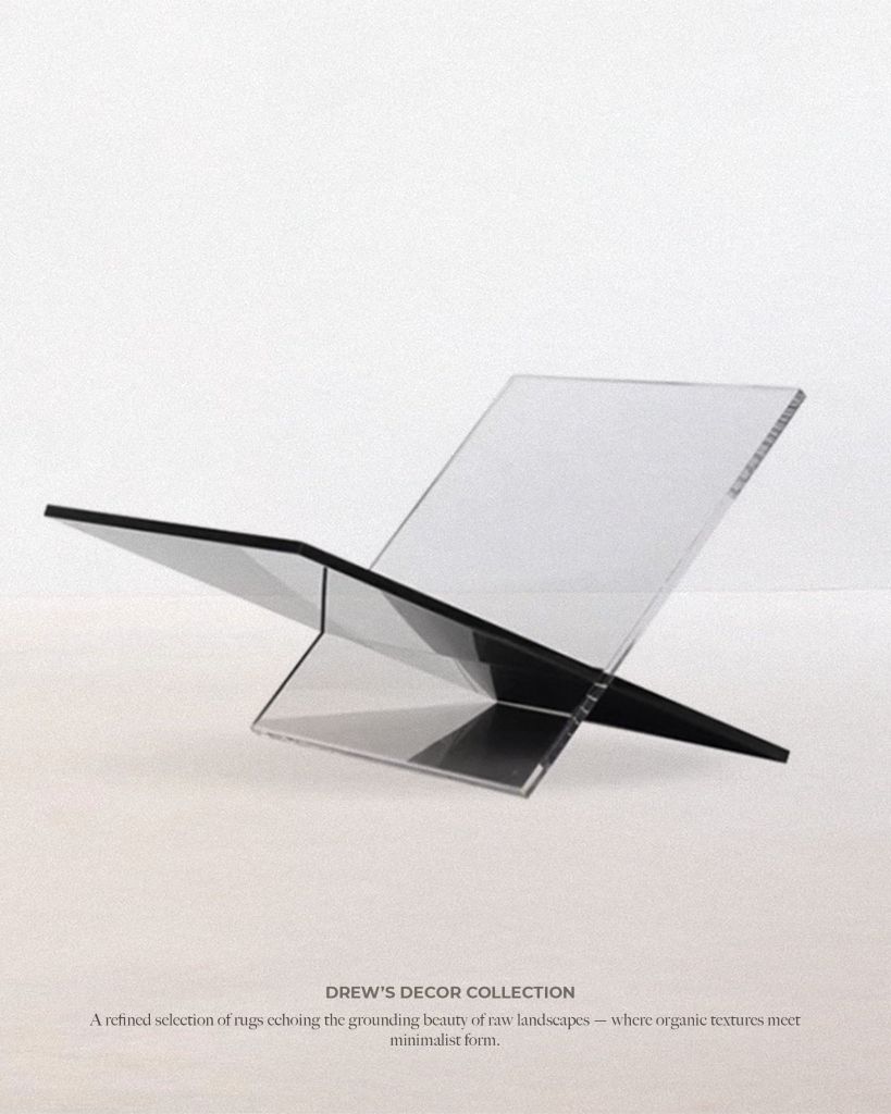  Acrylic X-Shaped Book Stand 