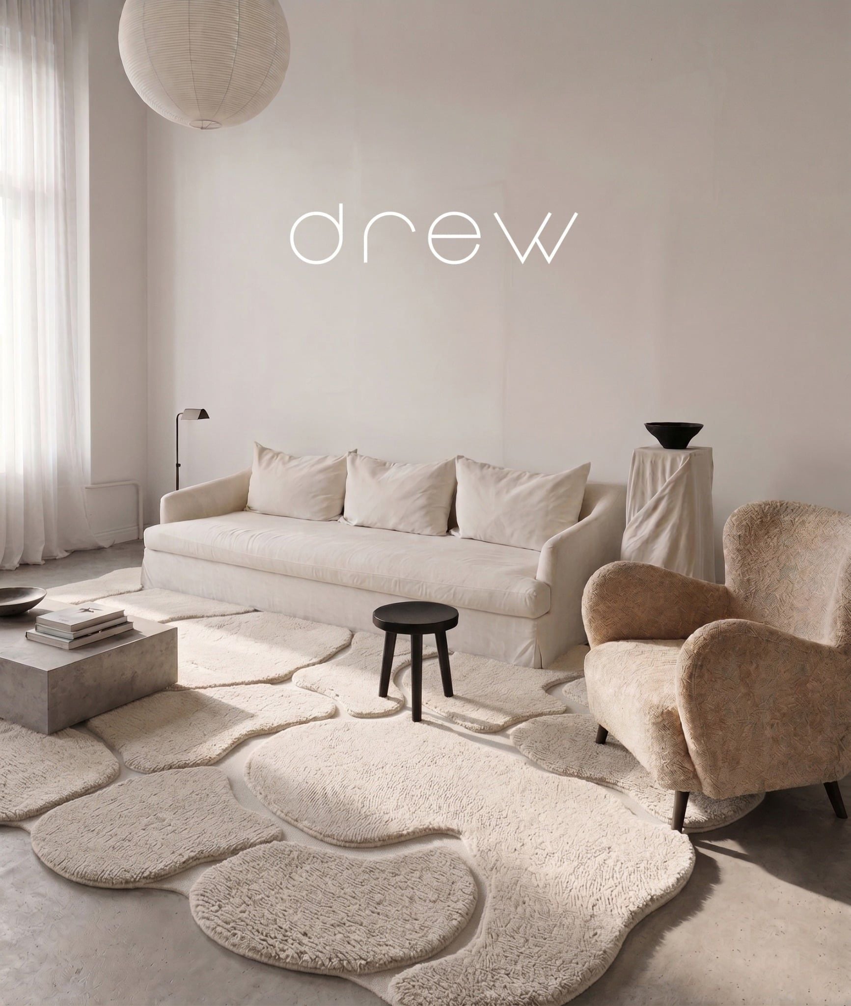  Beige Etheral Cloud Rug 