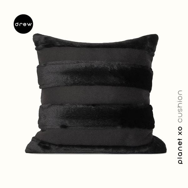  Planet XO Cushion - Black - 50x50cm 