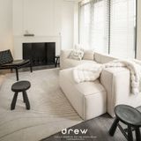  New Round Suji Acrylic hand-woven rug 