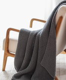  Weave Knit Throw - Grey 