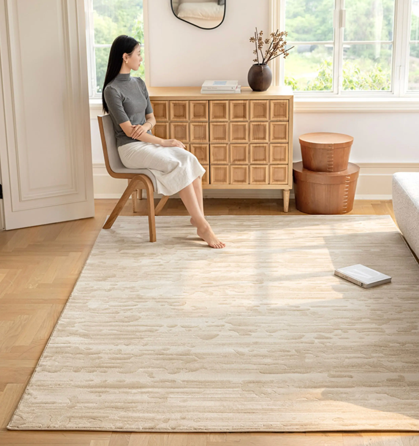  Coastal Flow Rug 2x2.9 (m) 