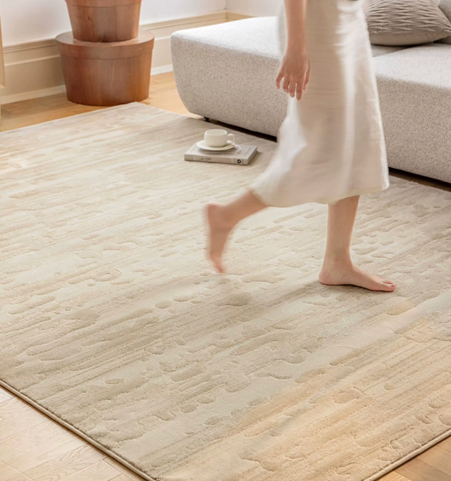  Coastal Flow Rug 2x2.9 (m) 
